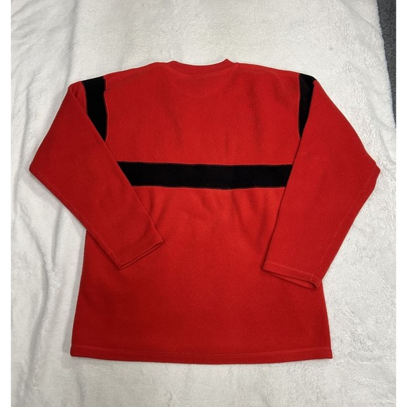 Vintage Starter OSU Ohio State Buckeyes Red Fleece Sweatshirt Men's Size Large - Picture 8 of 8